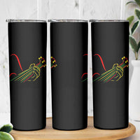 Reggae Guitar Skinny Tumbler Rasta Music Gift for Guitar Lovers - Wonder Print Shop