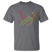 Reggae Guitar T Shirt Rasta Music Gift for Guitar Lovers - Wonder Print Shop