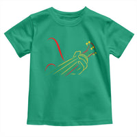 Reggae Guitar Toddler T Shirt Rasta Music Gift for Guitar Lovers - Wonder Print Shop