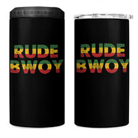 Rude Boy 4 in 1 Can Cooler Tumbler Jamaican Rasta Reggae Roots Gifts Jamaica - Wonder Print Shop