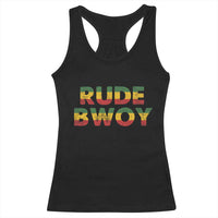 Rude Boy Racerback Tank Top Jamaican Rasta Reggae Roots Gifts Jamaica - Wonder Print Shop