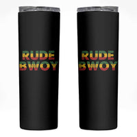 Rude Boy Skinny Tumbler Jamaican Rasta Reggae Roots Gifts Jamaica - Wonder Print Shop
