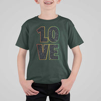 One Love Jamaican Rasta Reggage Music T Shirt For Kid - Wonder Print Shop