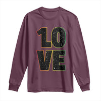 One Love Jamaican Rasta Reggage Music Long Sleeve Shirt - Wonder Print Shop
