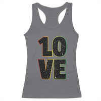 One Love Jamaican Rasta Reggage Music Racerback Tank Top - Wonder Print Shop