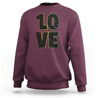One Love Jamaican Rasta Reggage Music Sweatshirt - Wonder Print Shop