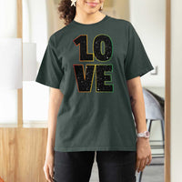 One Love Jamaican Rasta Reggage Music T Shirt For Women - Wonder Print Shop