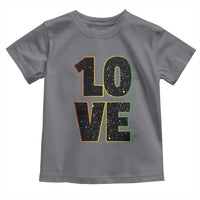 One Love Jamaican Rasta Reggage Music Toddler T Shirt - Wonder Print Shop