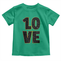 One Love Jamaican Rasta Reggage Music Toddler T Shirt - Wonder Print Shop