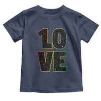 One Love Jamaican Rasta Reggage Music Toddler T Shirt - Wonder Print Shop