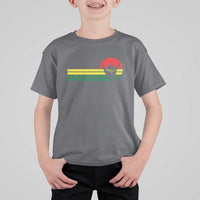 Rasta Reggae Shaka Hand T Shirt For Kid Retro Vintage Jamaica Flag Rasta Hawaii Shaka Sign - Wonder Print Shop