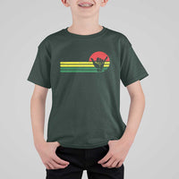 Rasta Reggae Shaka Hand T Shirt For Kid Retro Vintage Jamaica Flag Rasta Hawaii Shaka Sign - Wonder Print Shop