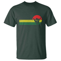 Rasta Reggae Shaka Hand T Shirt Retro Vintage Jamaica Flag Rasta Hawaii Shaka Sign - Wonder Print Shop