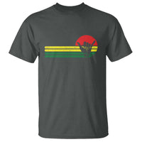 Rasta Reggae Shaka Hand T Shirt Retro Vintage Jamaica Flag Rasta Hawaii Shaka Sign - Wonder Print Shop