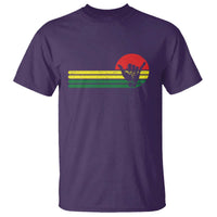 Rasta Reggae Shaka Hand T Shirt Retro Vintage Jamaica Flag Rasta Hawaii Shaka Sign - Wonder Print Shop