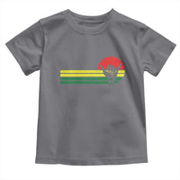 Rasta Reggae Shaka Hand Toddler T Shirt Retro Vintage Jamaica Flag Rasta Hawaii Shaka Sign - Wonder Print Shop