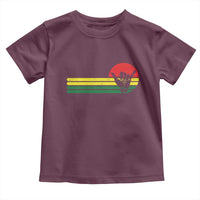 Rasta Reggae Shaka Hand Toddler T Shirt Retro Vintage Jamaica Flag Rasta Hawaii Shaka Sign - Wonder Print Shop