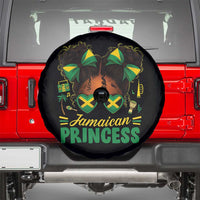 Jamaica Princess Spare Tire Cover Proud Jamaican Afro Black Girls Jamaica Flag Pride - Wonder Print Shop
