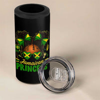 Jamaica Princess 4 in 1 Can Cooler Tumbler Proud Jamaican Afro Black Girls Jamaica Flag Pride - Wonder Print Shop