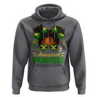 Jamaica Princess Hoodie Proud Jamaican Afro Black Girls Jamaica Flag Pride - Wonder Print Shop