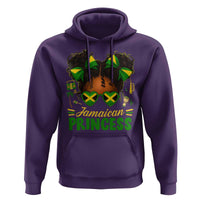 Jamaica Princess Hoodie Proud Jamaican Afro Black Girls Jamaica Flag Pride - Wonder Print Shop