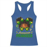 Jamaica Princess Racerback Tank Top Proud Jamaican Afro Black Girls Jamaica Flag Pride - Wonder Print Shop
