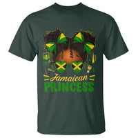 Jamaica Princess T Shirt Proud Jamaican Afro Black Girls Jamaica Flag Pride - Wonder Print Shop