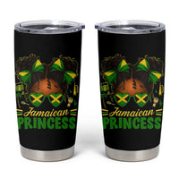 Jamaica Princess Tumbler Cup Proud Jamaican Afro Black Girls Jamaica Flag Pride - Wonder Print Shop