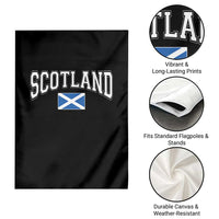 Scotland Garden Flag Vintage Retro Varsity Sports Scottish Flag Graphic