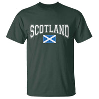 Scotland T Shirt Vintage Retro Varsity Sports Scottish Flag Graphic