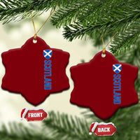 Scotland Flag Ceramic Ornament Vintage SCOT Scottish Independence Pride