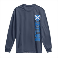Scotland Flag Long Sleeve Shirt Vintage SCOT Scottish Independence Pride