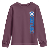 Scotland Flag Youth Sweatshirt Vintage SCOT Scottish Independence Pride