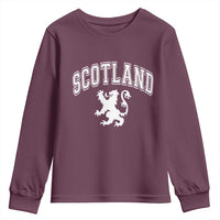 Vintage Scotland Lion Youth Sweatshirt SCOT Scottish Pride Gift