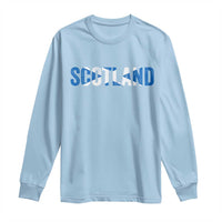 Vintage Scotland Long Sleeve Shirt Scottish Flag Retro Pride