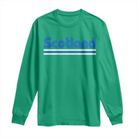 Scotland Scottish Flag Long Sleeve Shirt SCOT Fan Retro Vintage
