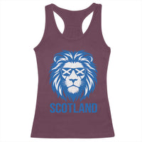 Vintage Scotland Lion Racerback Tank Top Retro SCOT Fan Scottish Flag