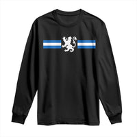 Scotland Lion Long Sleeve Shirt Retro Scottish Flag SCOT