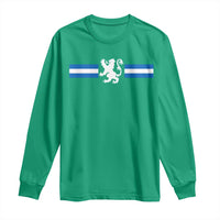 Scotland Lion Long Sleeve Shirt Retro Scottish Flag SCOT