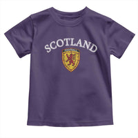 Scotland Soccer Toddler T Shirt Scottish Rampant Lion Scotland Coat of Arms Banner Football Fan