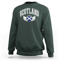 Scotland Soccer Sweatshirt Retro Vintage Scottish Flag Football Fan