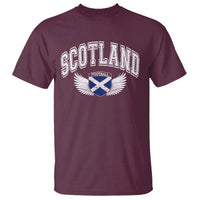 Scotland Soccer T Shirt Retro Vintage Scottish Flag Football Fan