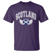 Scotland Soccer T Shirt Retro Vintage Scottish Flag Football Fan