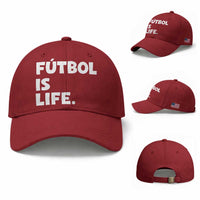 Futbol is Life Baseball Cap Funny Soccer Gift For Football Players Fans