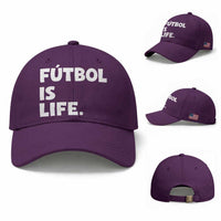 Futbol is Life Baseball Cap Funny Soccer Gift For Football Players Fans