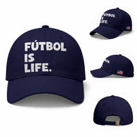Futbol is Life Baseball Cap Funny Soccer Gift For Football Players Fans