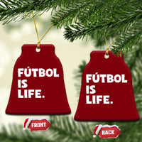Futbol is Life Ceramic Ornament Funny Soccer Gift For Football Players Fans