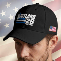 Scotland Football Fan Baseball Cap Scottish Soccer Supporter Scottish Flag 2026