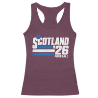 Scotland Football Fan Racerback Tank Top Scottish Soccer Supporter Scottish Flag 2026