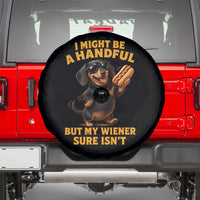 Funny Embarrassing Dachshund Spare Tire Cover Wiener Hot Dog Pun Crude Cringey Inappropriate Humor